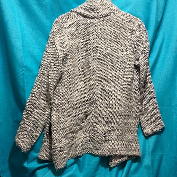 IRO AJUMA Bounce Moto Grey Knit Jacket Size 36 - Picture 7 of 7